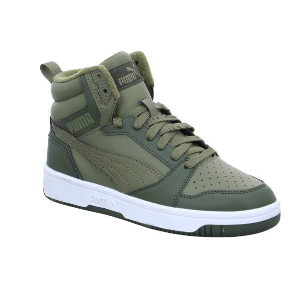 Bild 1 - PUMA Kinder Sportschuh Olive Lederimitat