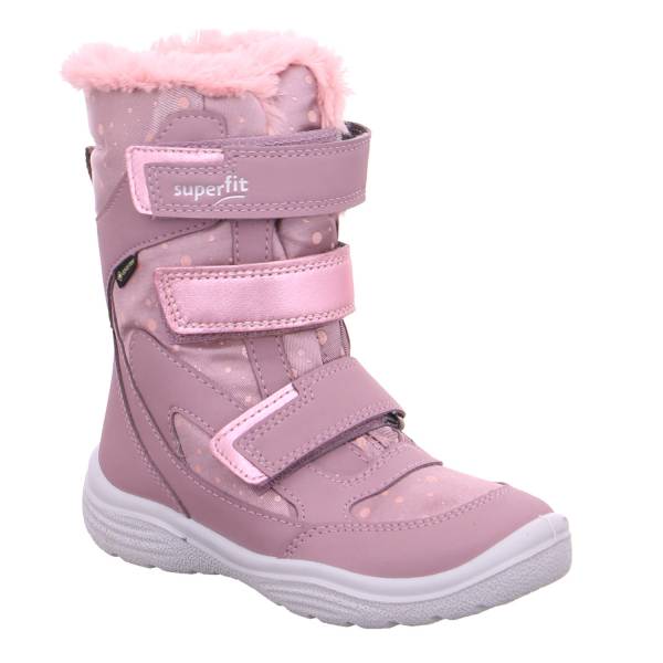 Bild 1 - SUPERFIT Mädchen-Snowboot Membrane Rosa Textil Winterstiefel