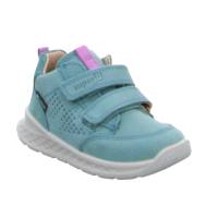 SUPERFIT Lauflernschuh Pastelgrün Leder Bottine Unisex