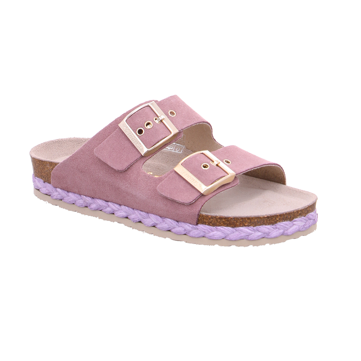 GENUINS Pantolette Mauve Leder