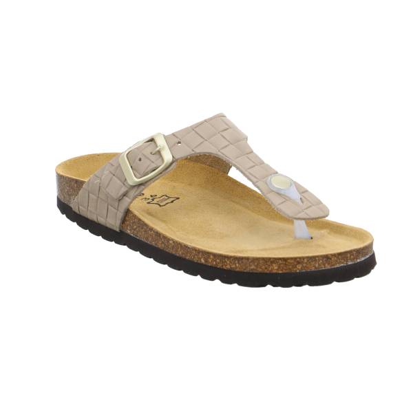 Bild 1 - BIOLIFE Bio-Pantolette Beige Leder