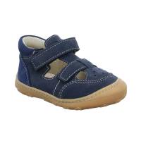 PEPINO Baby-Sommer-Bottine Dunkelblau Leder Unisex Minilette