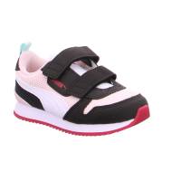 PUMA Baby-Sport-Bottine Rosa Lederimitat Sneaker