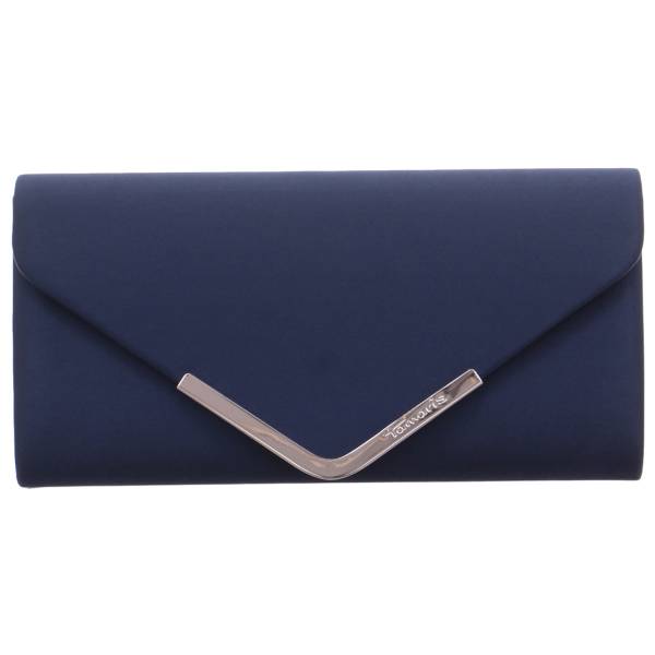 Bild 1 - TAMARIS Clutch / Abendtasche Blau Textil