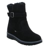 Bild 1 - SCHUHENGEL Mädchen-Winter-Bottine Schwarz Leder Stiefelette Bild 1 - SCHUHENGEL Mädchen-Winter-Bottine Schwarz Leder Stiefelette