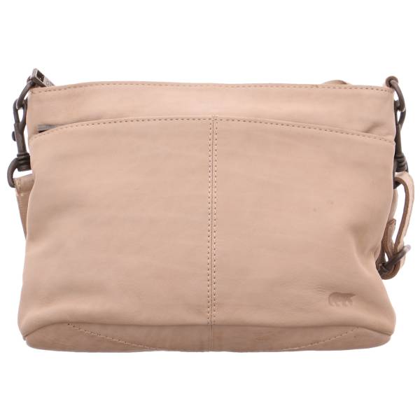 Bild 1 - BEAR DESIGN Umhängetasche Beige Leder