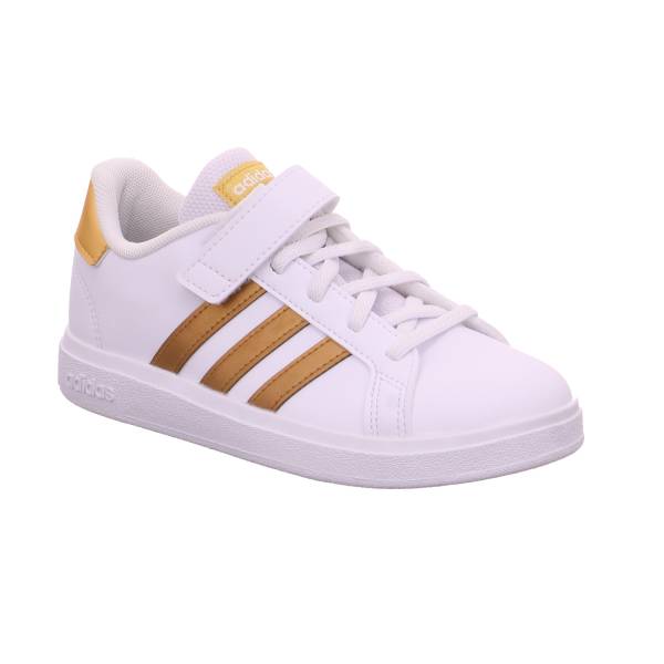 Bild 1 - ADIDAS Kinder Sportschuh Weiss Lederimitat