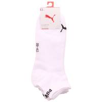 PUMA SOCKEN Freizeitsocken Weiss Textil 3-ER Pack