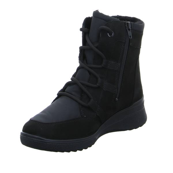 Bild 3 - ARA Comfort-Snowboot Schwarz Lederimitat Wechselfussbett und Gore-Tex