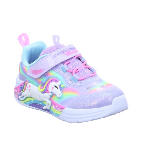 Bild 1 - SKECHERS Baby-Sport-Bottine Flieder Textil Sneaker