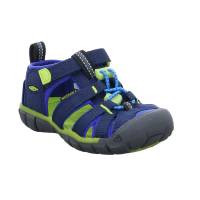 KEEN Kleinkinder-Sandale Blau Leder Mit Zehenschutz