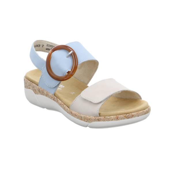 Bild 1 - REMONTE Sandalette Hellblau Leder