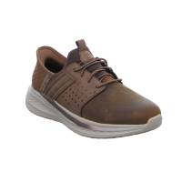 Bild 1 - SKECHERS Halbschuhe Sneaker Braun Leder Bild 1 - SKECHERS Halbschuhe Sneaker Braun Leder