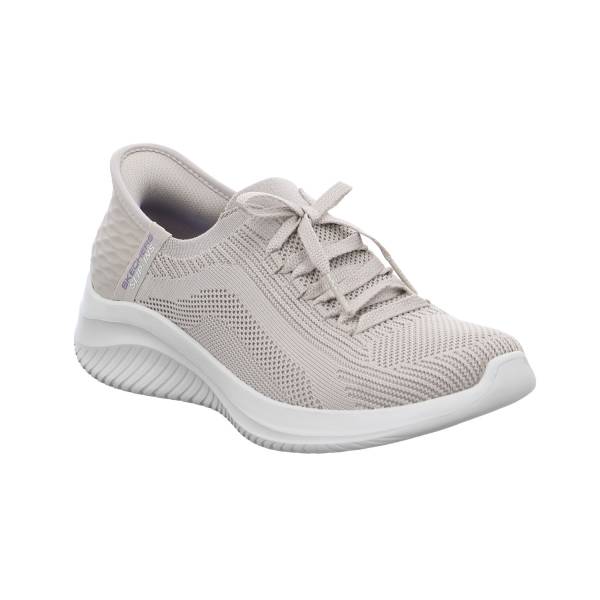 Bild 1 - SKECHERS Sneaker Taupe Textil Vegan