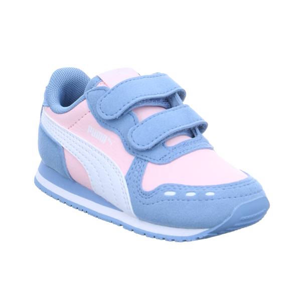 Bild 1 - PUMA Baby-Sport-Bottine Hellblau Lederimitat unisex Sneaker