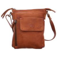 BEAR DESIGN Handytasche Cognac Leder Handybag