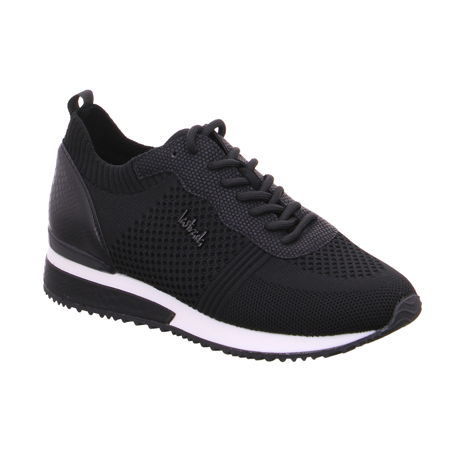 LA STRADA Sneaker Schwarz Textil