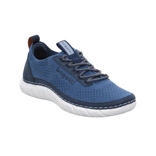 Bild 1 - BUGATTI SHOES Halbschuhe Sneaker Stoff Blau Textil