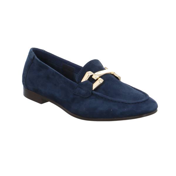 Bild 1 - GIL PETERSON Slipper Blau Leder