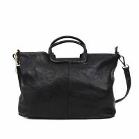 BEAR DESIGN Henkeltasche Schwarz Leder