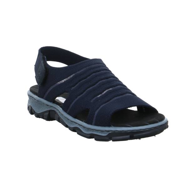 Bild 1 - RIEKER Sandalette Blau Lederimitat