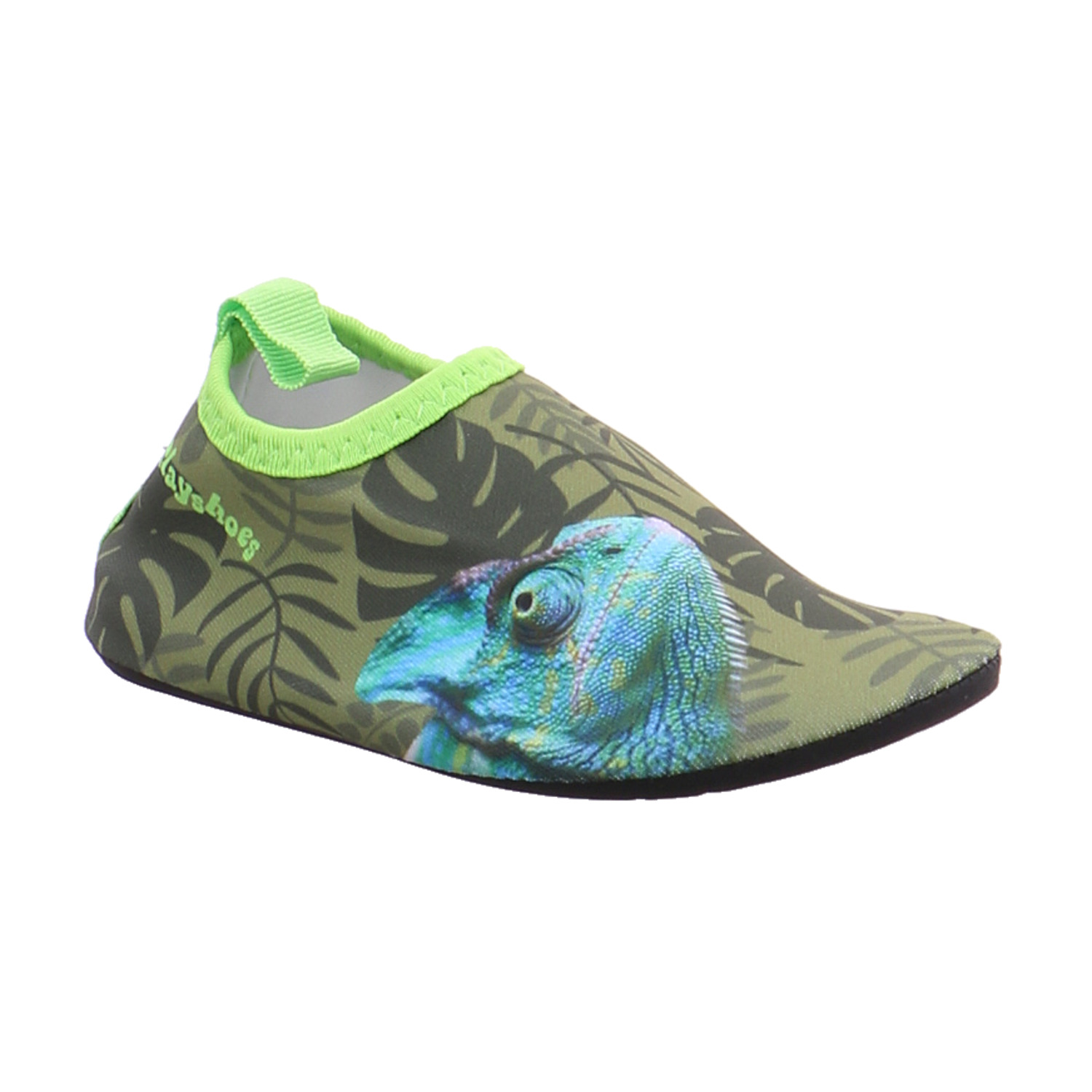 PLAYSHOES Kleinkinder-Sandale wasserfest Olive Textil Badeschuh PLAYSHOES Kleinkinder-Sandale wasserfest Olive Textil Badeschuh