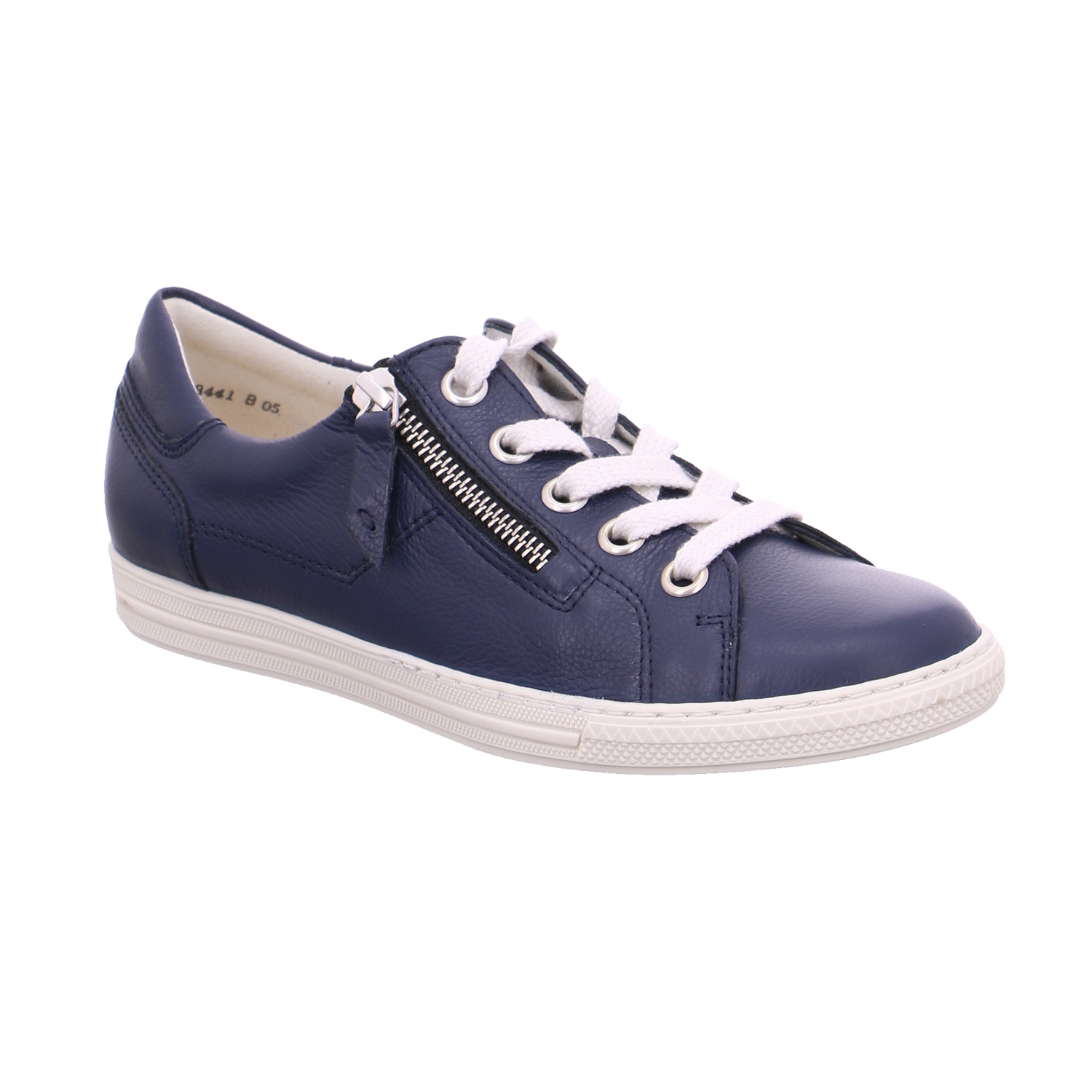 PAUL GREEN Sneaker Blau Leder Super Soft