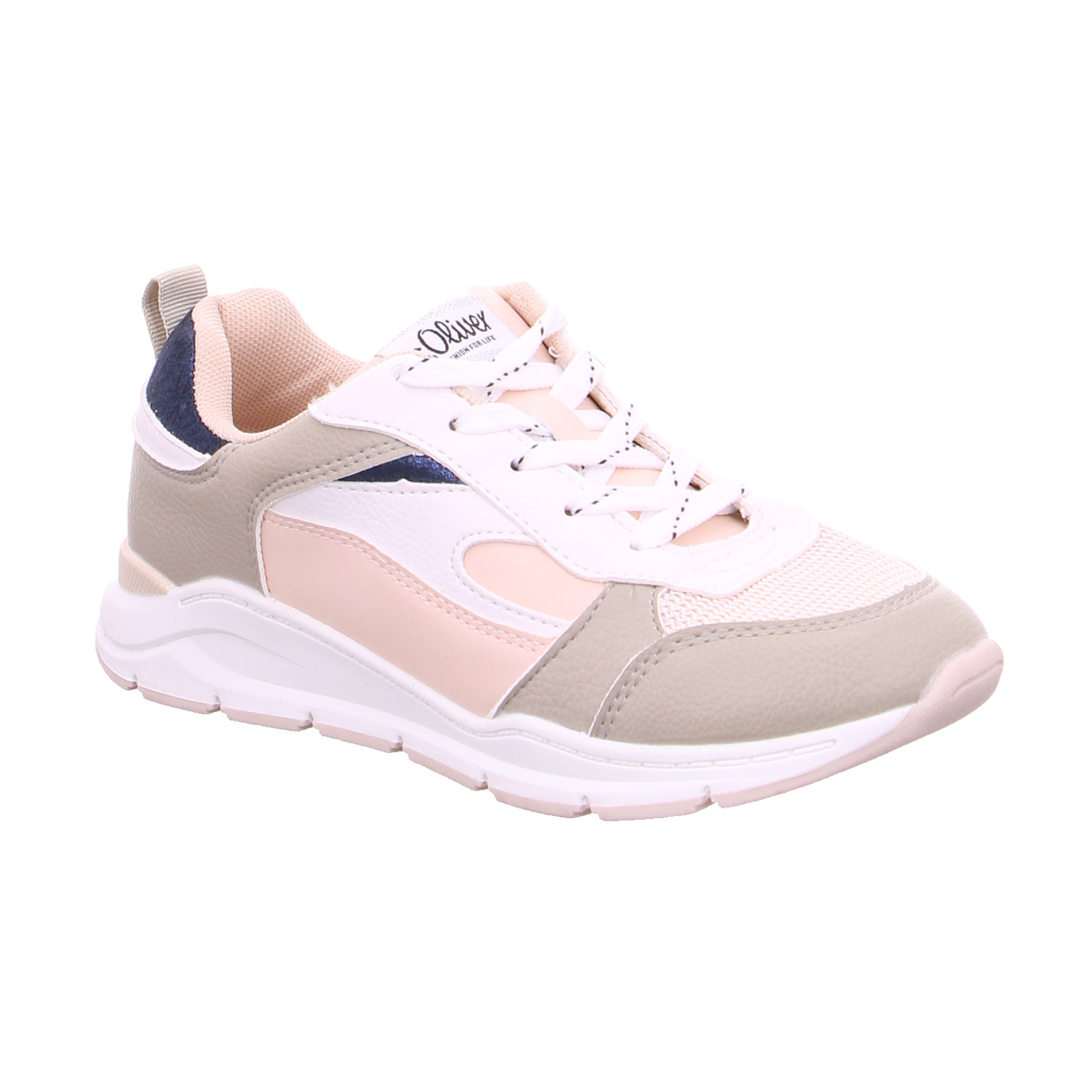 S.OLIVER Mädchen-Halbschuh Binder Multicolor Lederimitat Sneaker