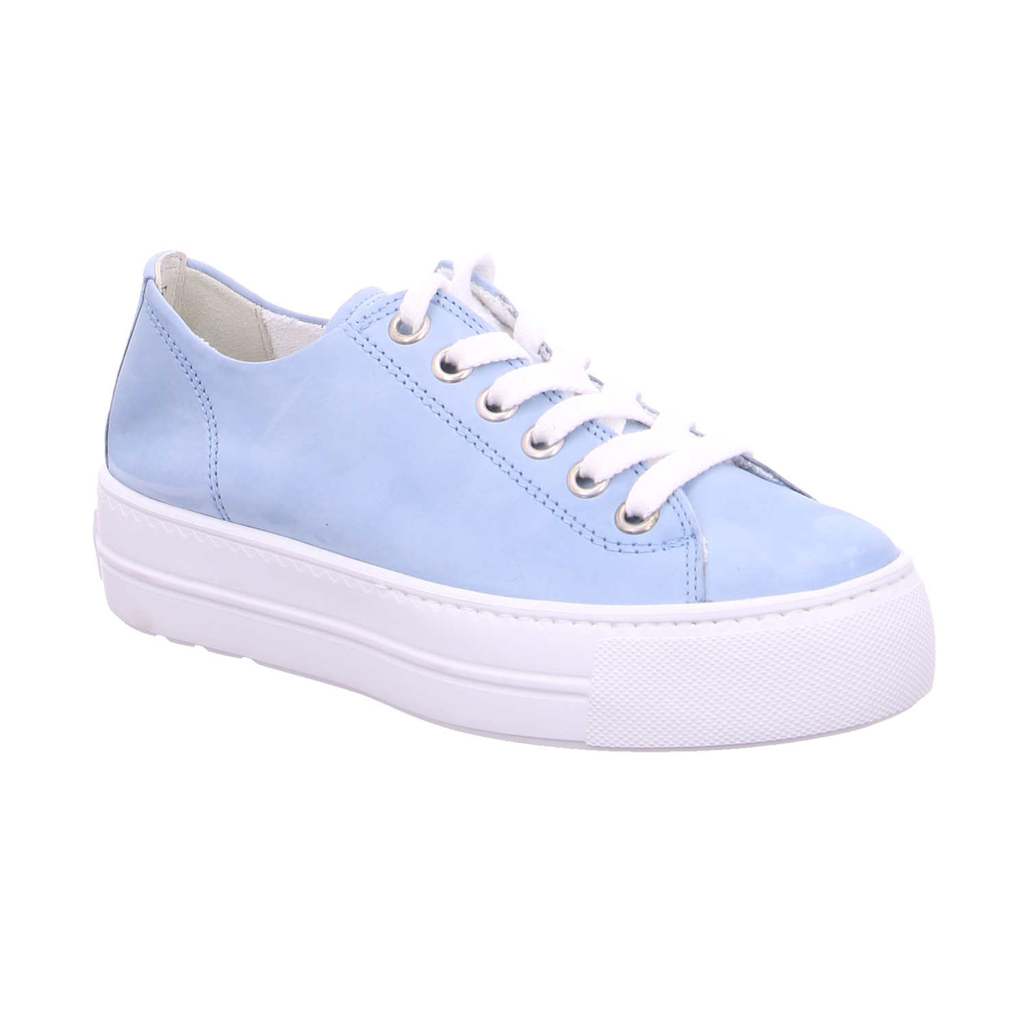 PAUL GREEN Sneaker Hellblau Leder