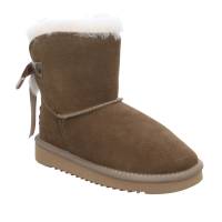 Bild 1 - MUSTANG Boot Taupe Leder Bild 1 - MUSTANG Boot Taupe Leder