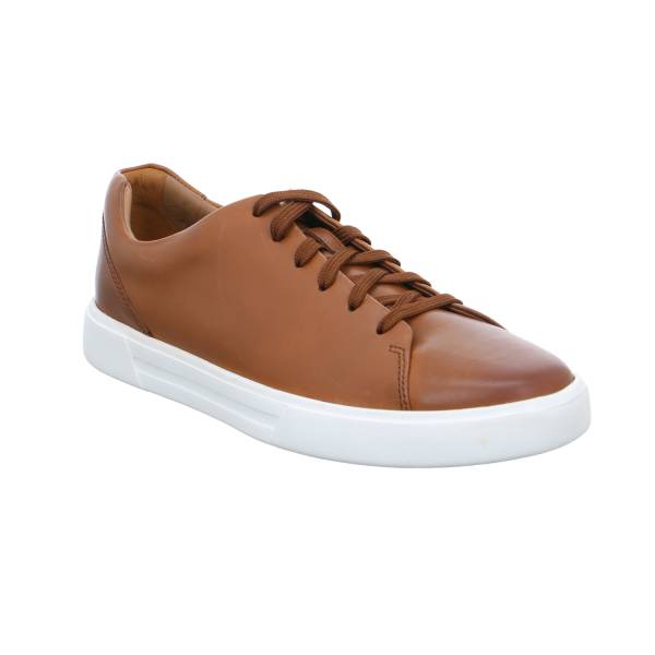 Bild 1 - CLARKS Halbschuhe Sneaker Cognac Leder