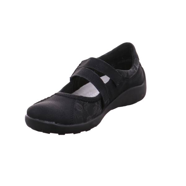 Bild 3 - REMONTE Ballerina Schwarz Lederimitat mit Wechselfussbett