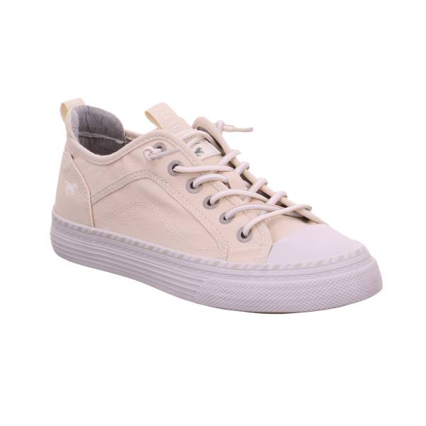 Bild 1 - MUSTANG Sneaker Beige Textil mit Wechselfussbett