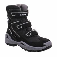 LOWA Jungen- Snowboot Membran Schwarz Textil Winterstiefel