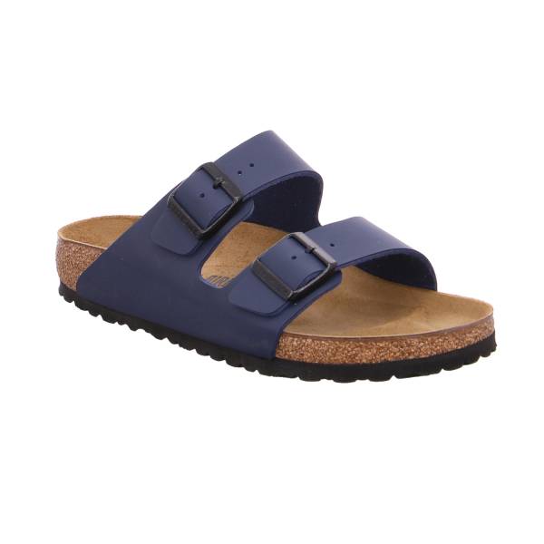 Bild 1 - BIRKENSTOCK Bio-Mûles Blau Lederimitat