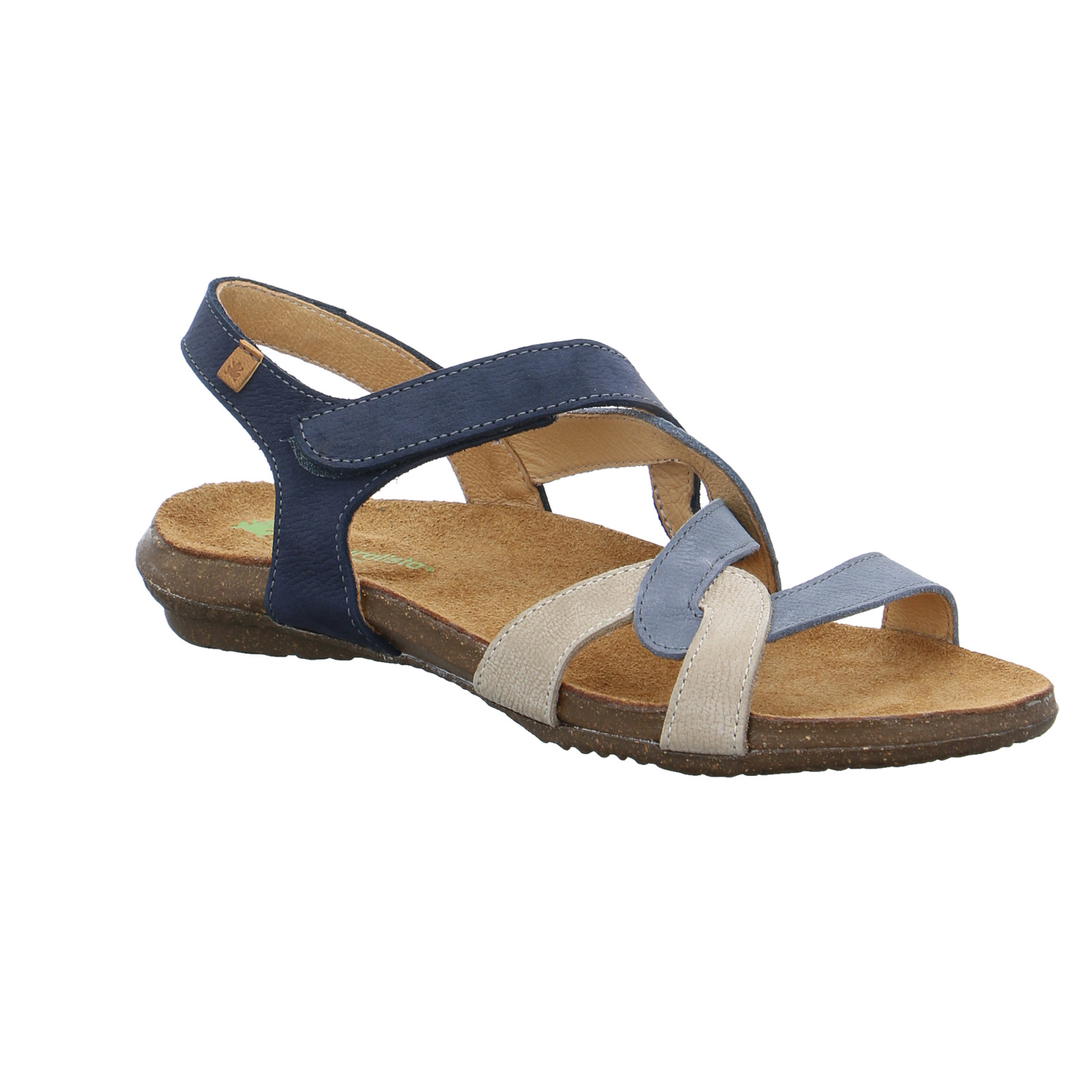 EL NATURALISTA Sandalette Blau Leder
