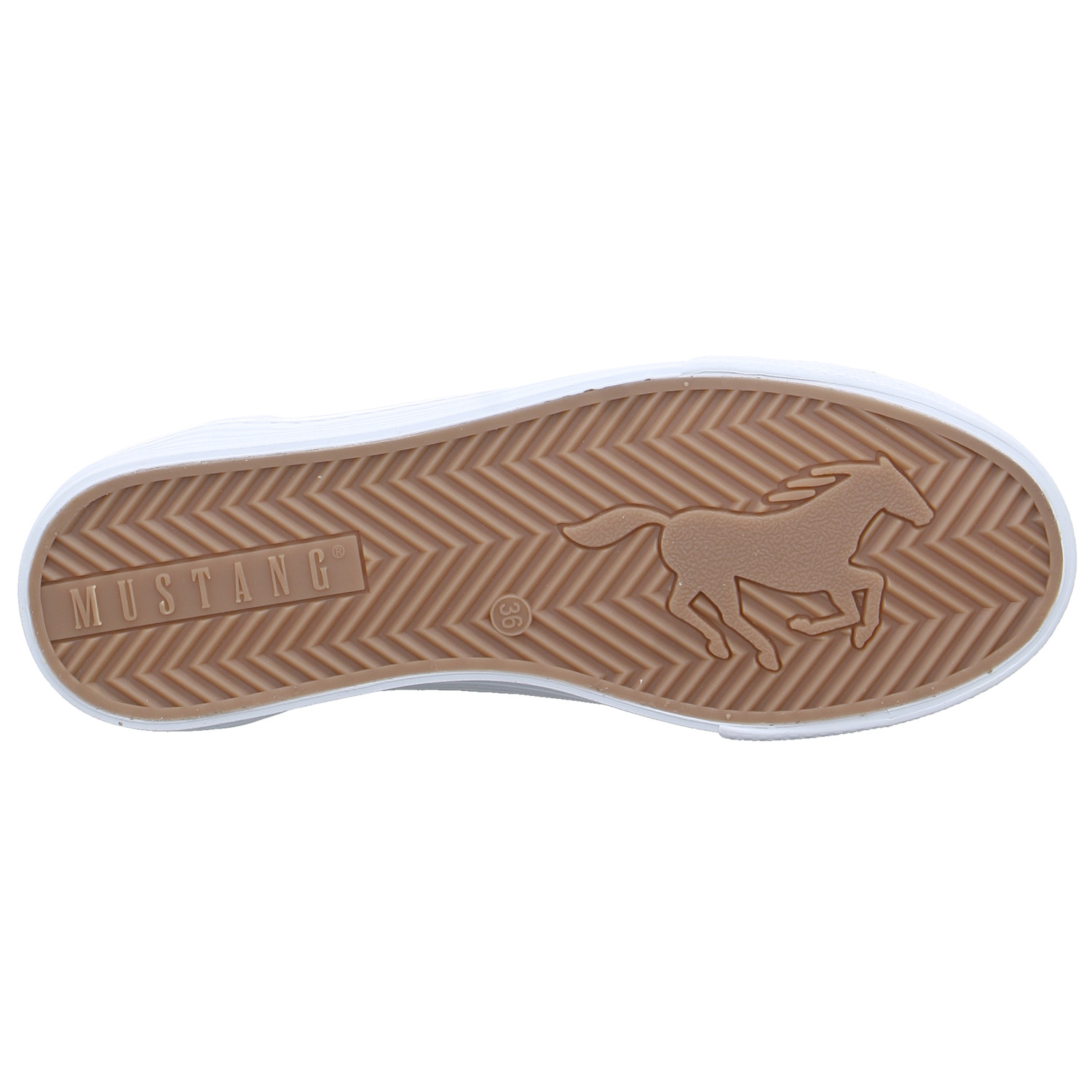MUSTANG Sneaker Beige Textil
