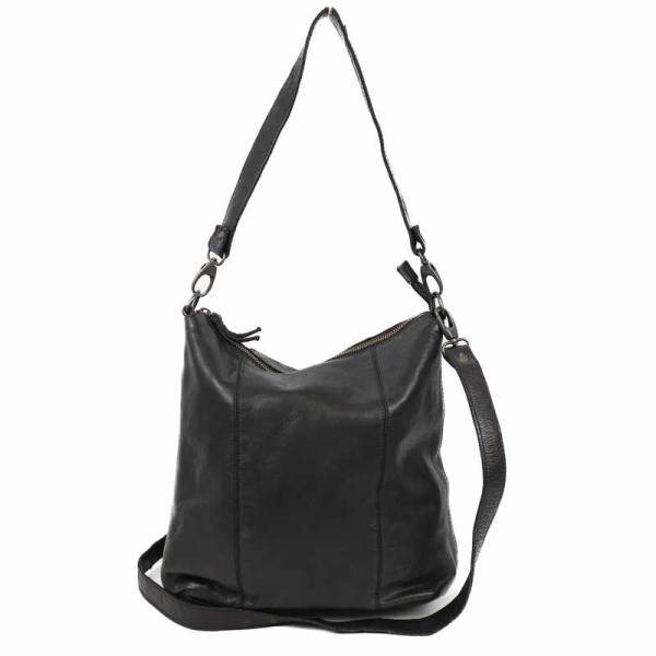 Bild 1 - BEAR DESIGN Umhängetasche Schwarz Leder