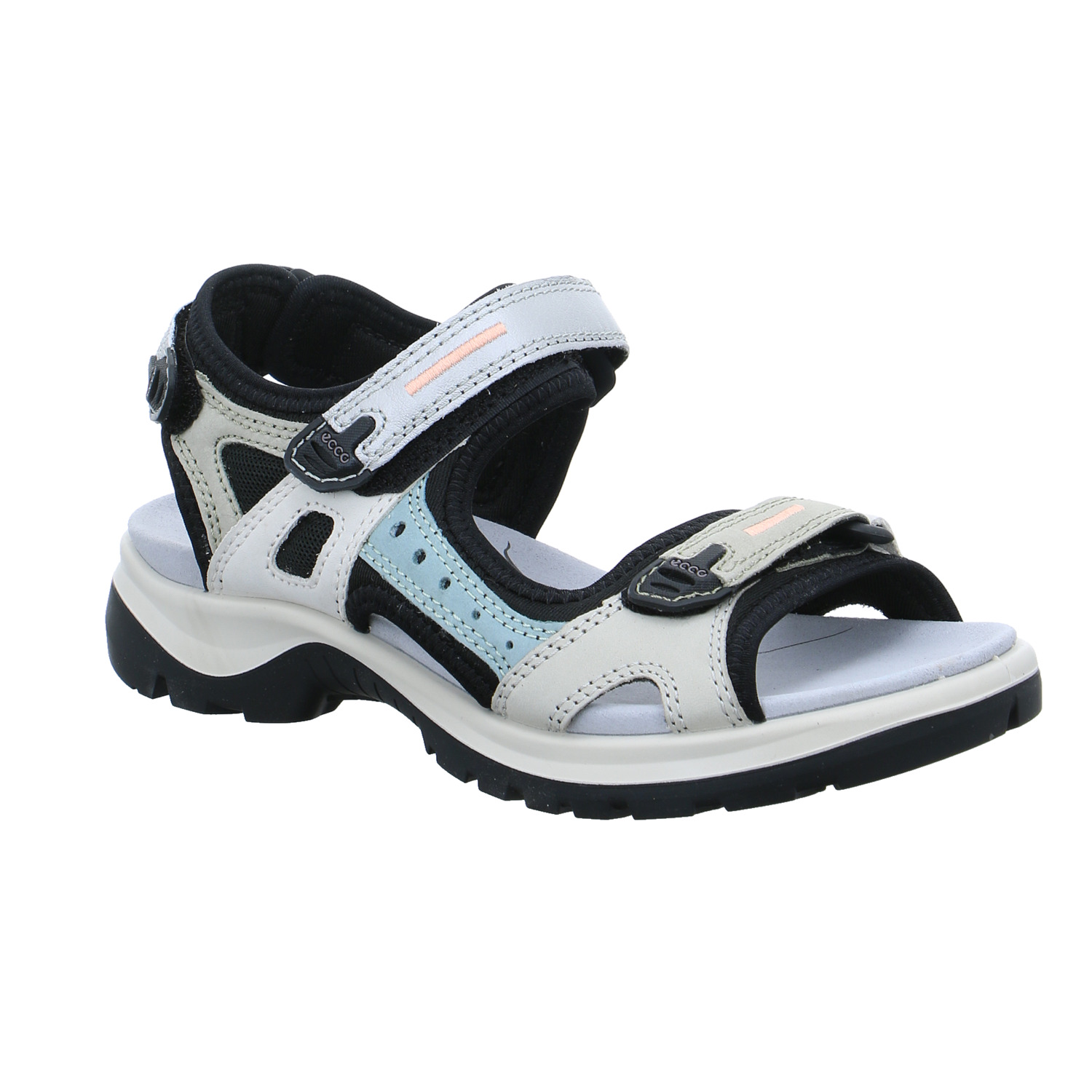 ECCO Sandalette Pastelgrün Leder ECCO Sandalette Pastelgrün Leder