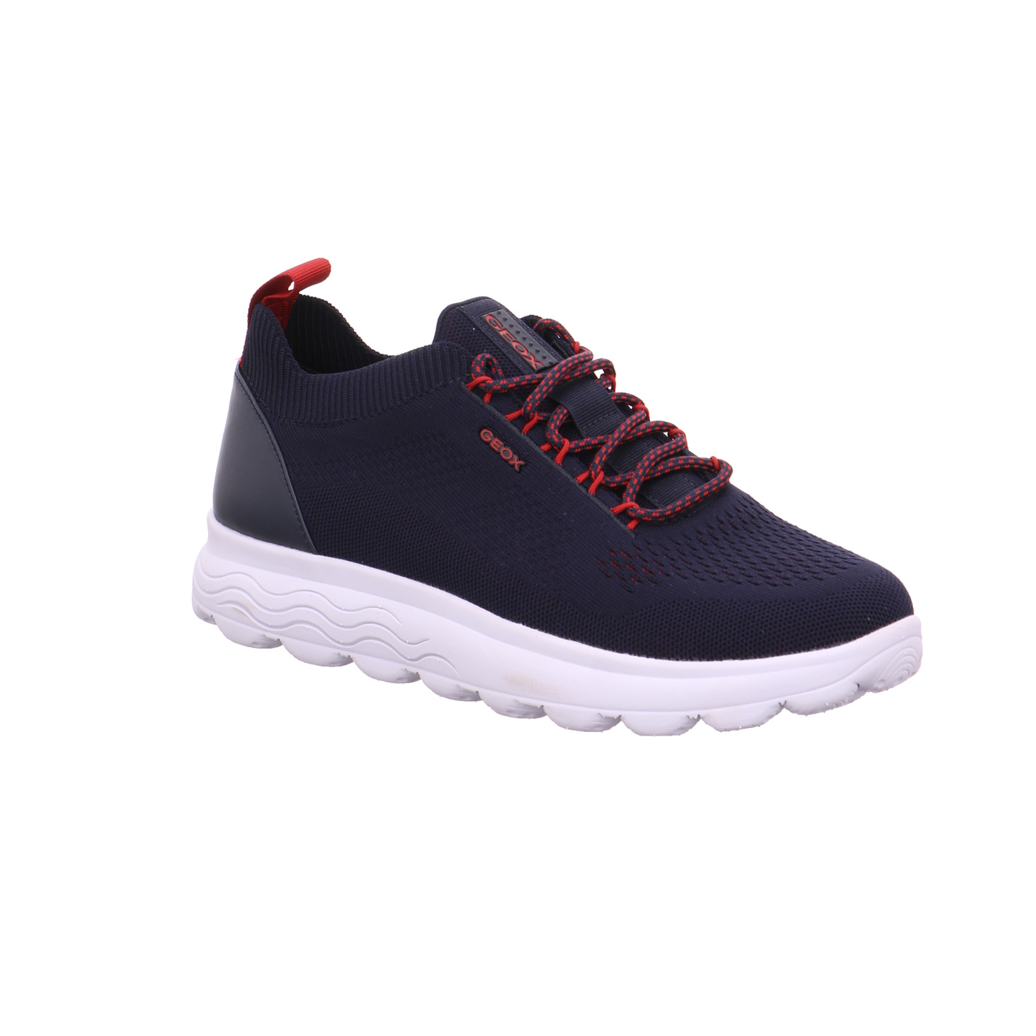 GEOX Halbschuhe Sneaker Stoff Blau Synthetik