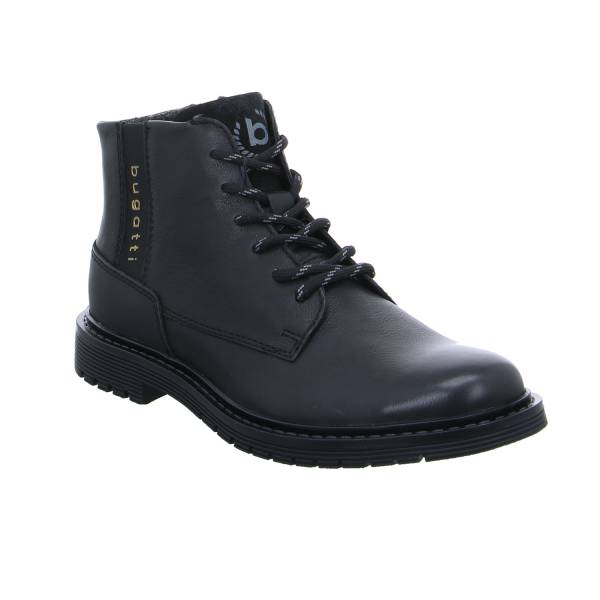 Bild 1 - BUGATTI SHOES Winter-Boots Schwarz Leder