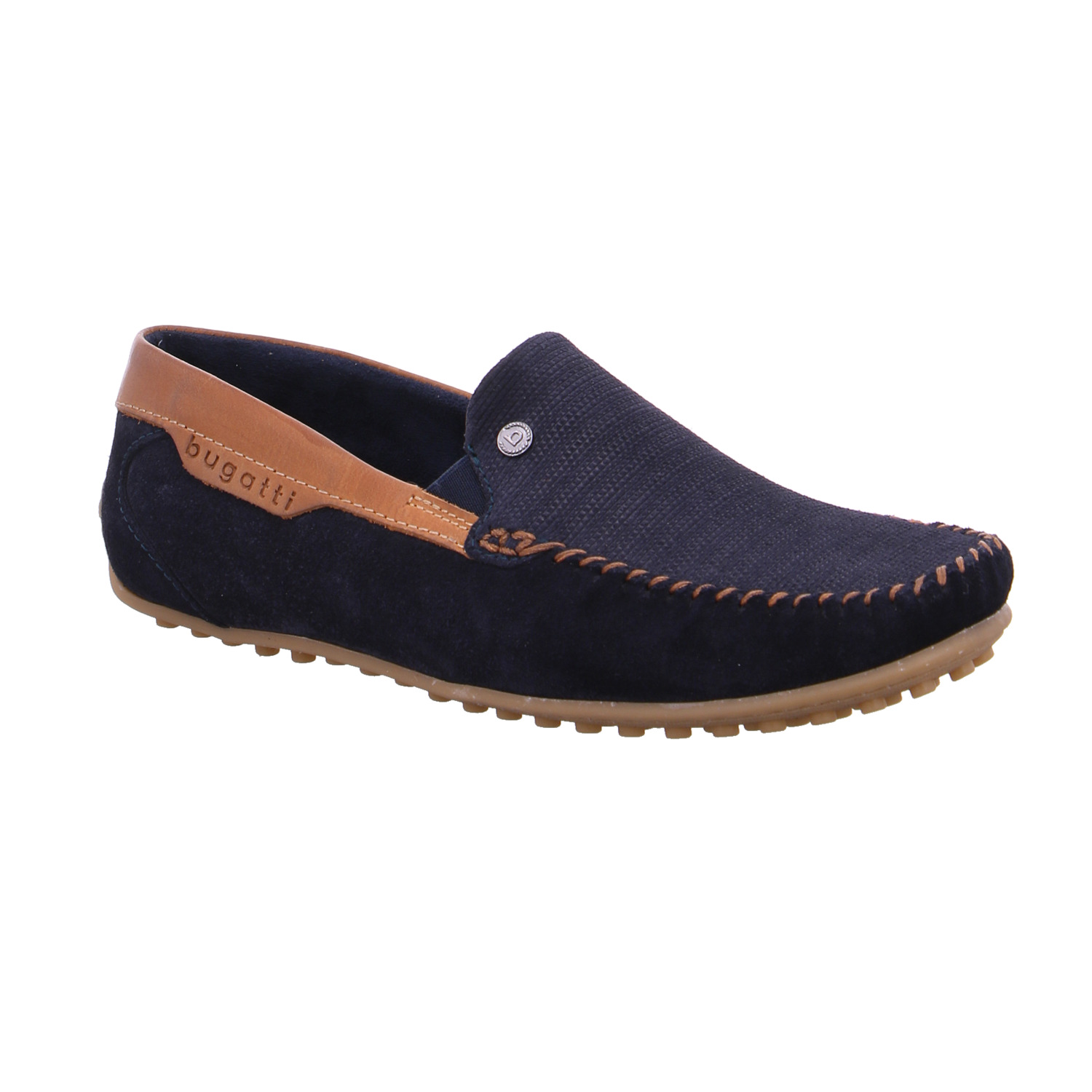 BUGATTI SHOES Halbschuh Blau Leder