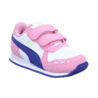 PUMA Baby-Sport-Bottine Rosa Lederimitat Sneaker