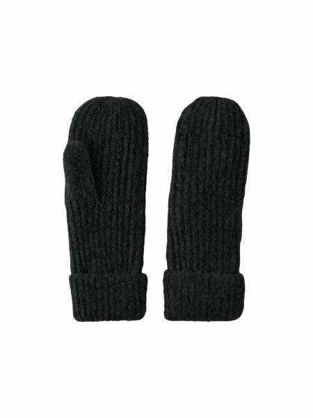 Bild 1 - PIECES Strickhandschuh Schwarz Textil