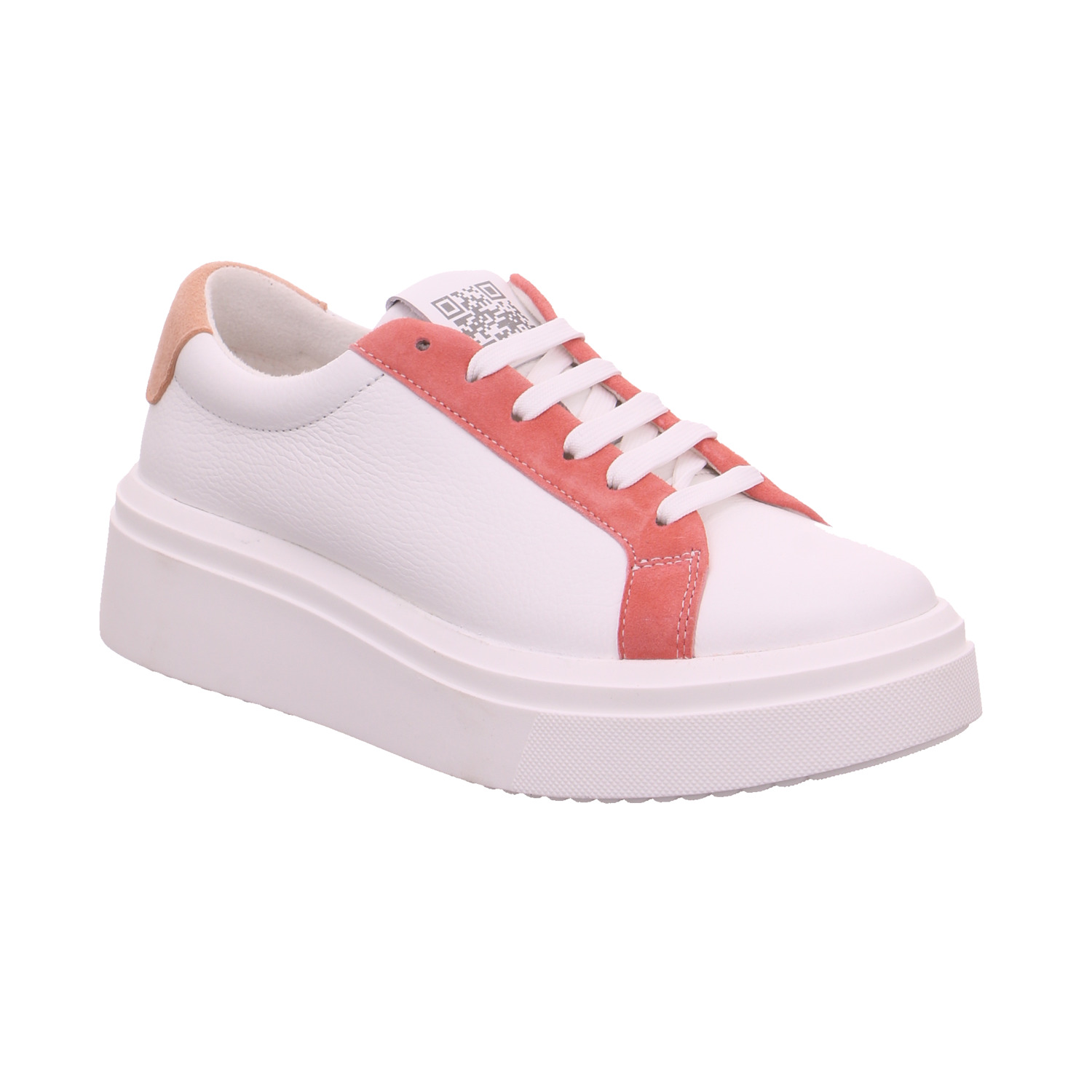PX Sneaker Weiss Leder mit Wechselfussbett