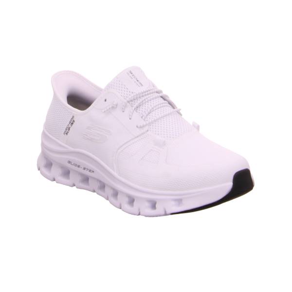 Bild 1 - SKECHERS Halbschuhe Sneaker Stoff Weiss Synthetik