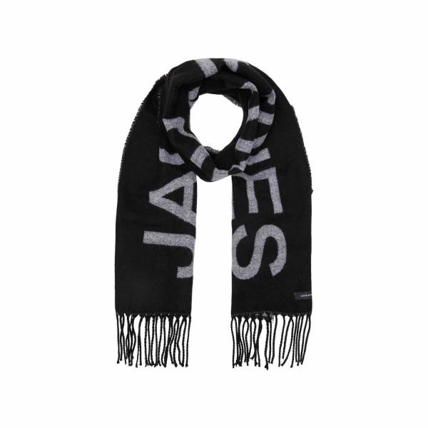 Bild 1 - JACK & JONES Schal Schwarz Textil
