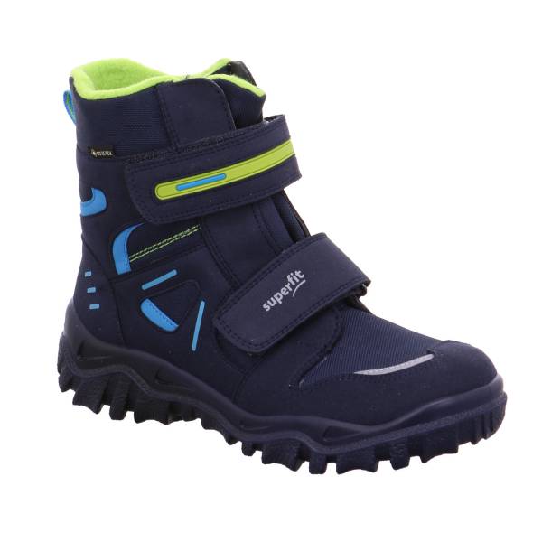 Bild 1 - SUPERFIT Jungen- Snowboot Membran Blau Textil Winterstiefel