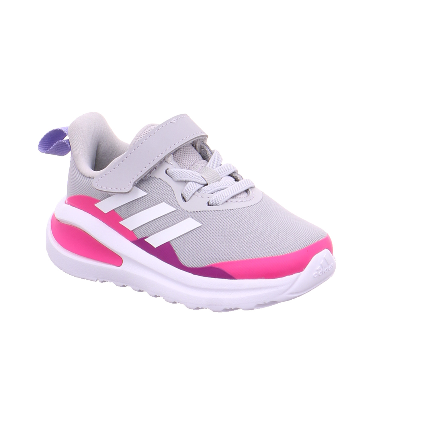 ADIDAS Baby-Sport-Bottine Silber Textil Sneaker