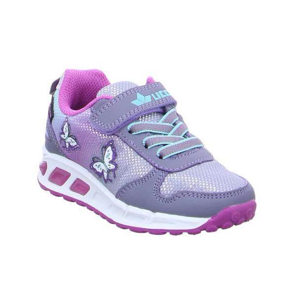 Bild 1 - LICO Kleinkinder-Halbschuh Klett Violette Recycelte Materialien Blinki